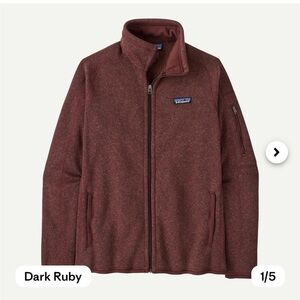 Women's Better Sweater® Fleece Jacket in Dark Ruby